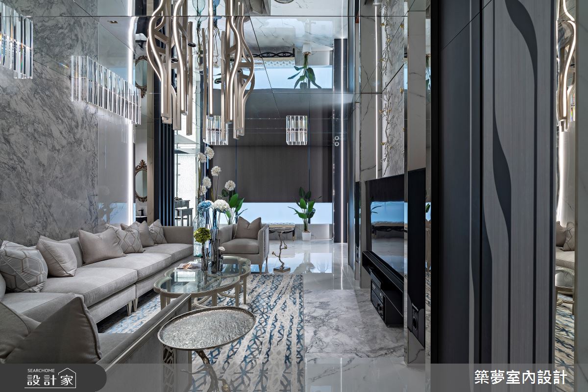 160坪新成屋(5年以下)＿奢華風客廳案例圖片＿築夢室內設計＿築夢_27之8