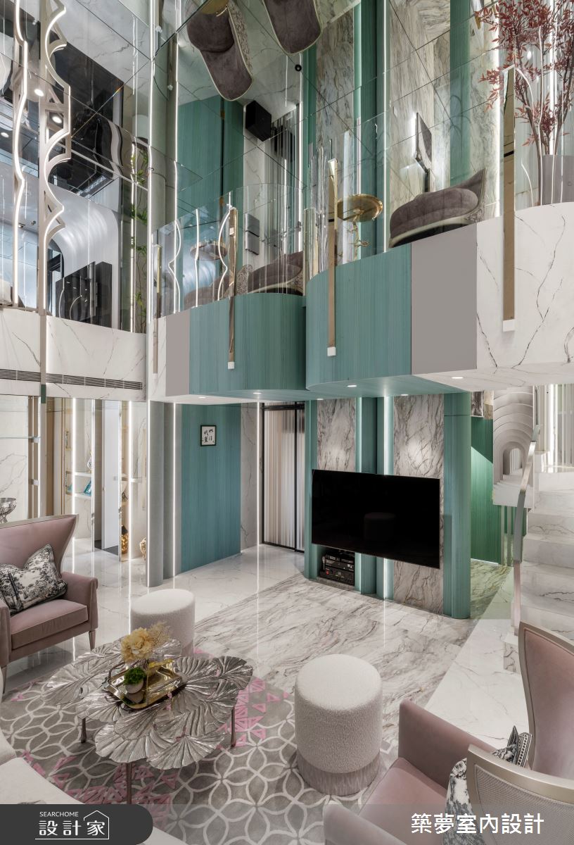 80坪老屋(16~30年)＿奢華風客廳案例圖片＿築夢室內設計＿築夢_28之4