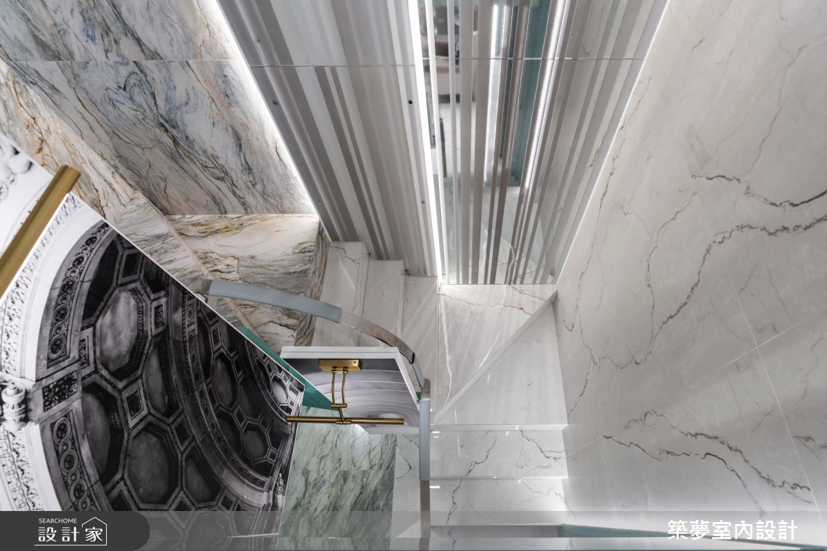 80坪老屋(16~30年)＿奢華風樓梯案例圖片＿築夢室內設計＿築夢_28之19