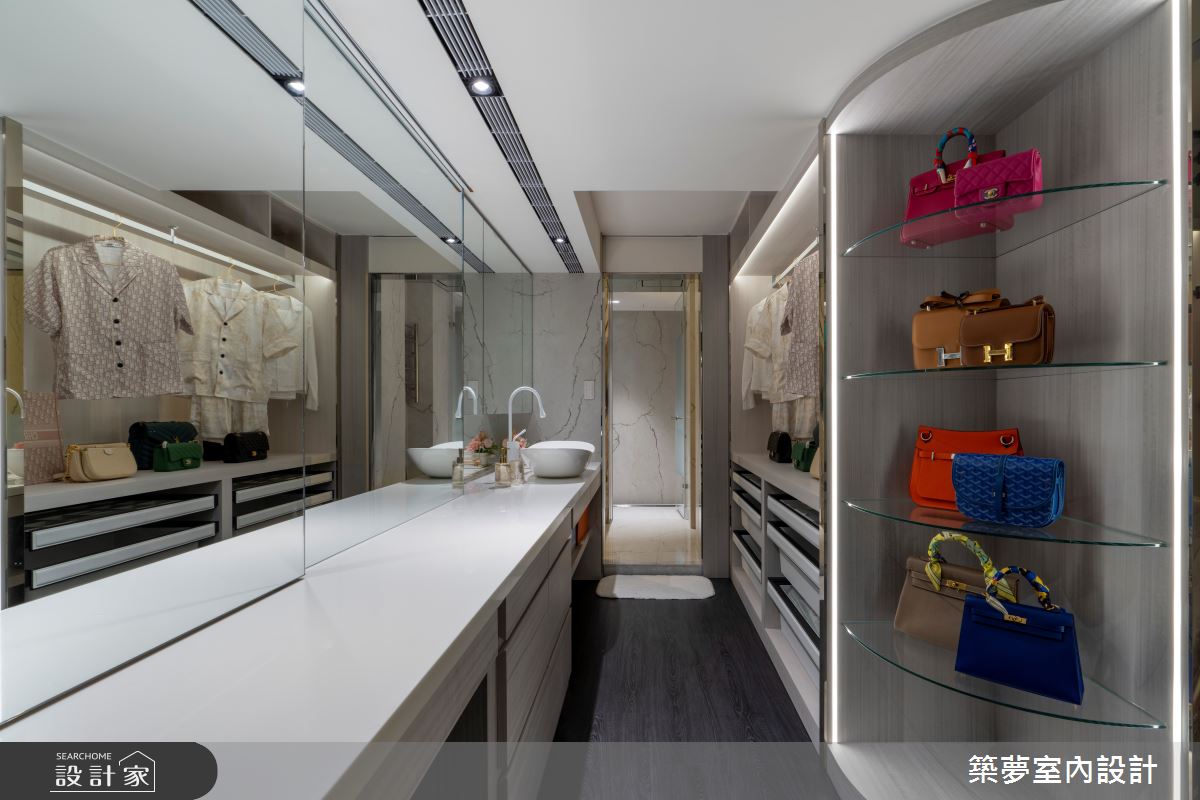 80坪老屋(16~30年)＿奢華風更衣間案例圖片＿築夢室內設計＿築夢_28之22