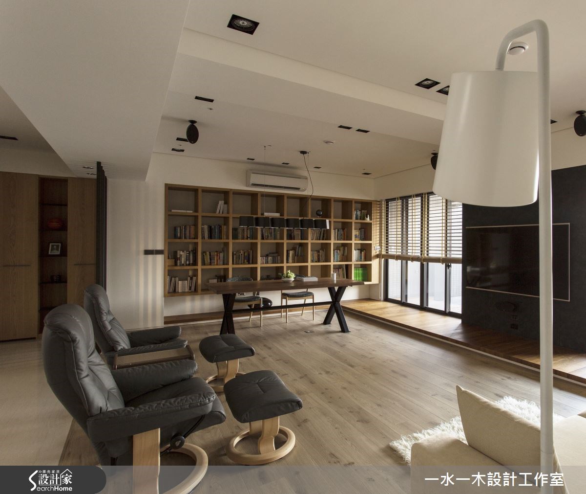 31坪新成屋(5年以下)＿休閒風客廳書房案例圖片＿一水一木設計工作室＿一水一木_03之6