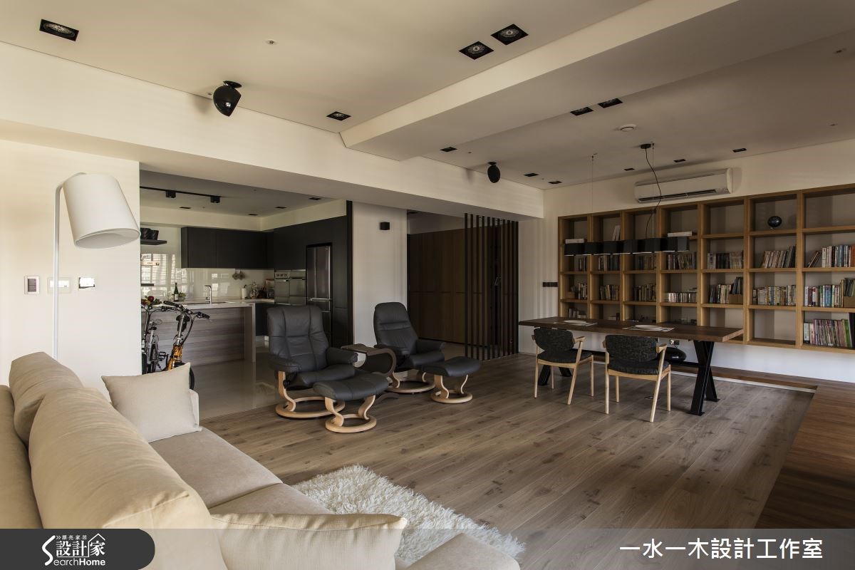 31坪新成屋(5年以下)＿休閒風餐廳廚房書房案例圖片＿一水一木設計工作室＿一水一木_03之7