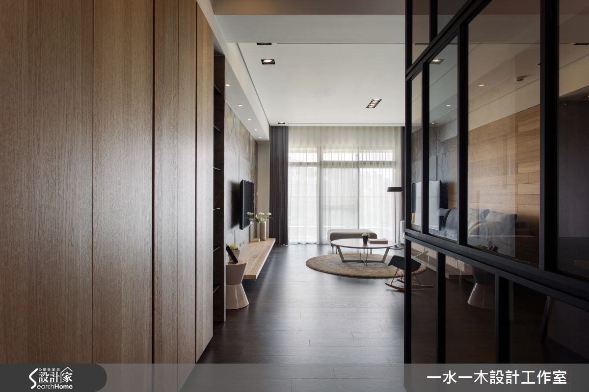 44坪新成屋(5年以下)＿簡約風客廳走廊案例圖片＿一水一木設計工作室＿一水一木_04之1