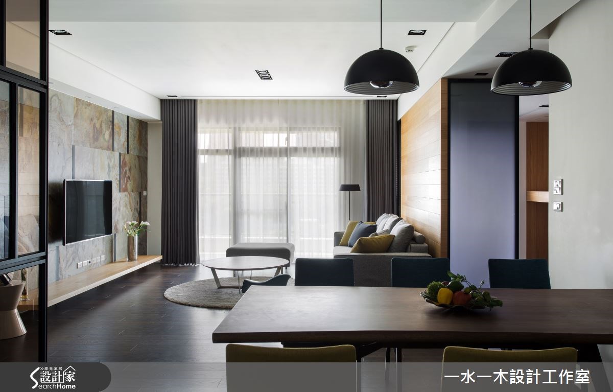 44坪新成屋(5年以下)＿簡約風客廳餐廳案例圖片＿一水一木設計工作室＿一水一木_04之9