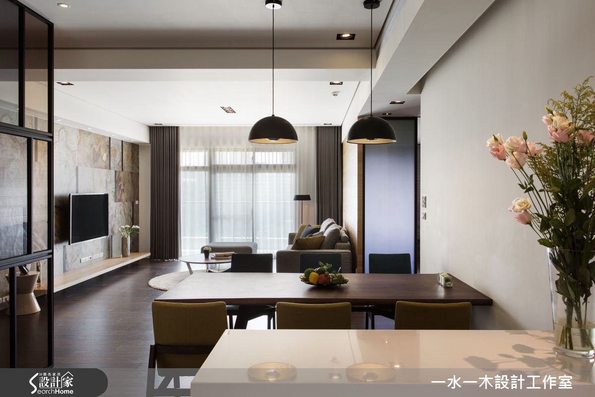 44坪新成屋(5年以下)＿簡約風客廳餐廳案例圖片＿一水一木設計工作室＿一水一木_04之10