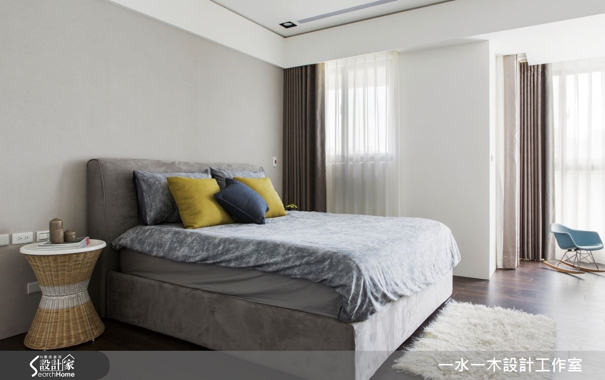 44坪新成屋(5年以下)＿簡約風臥室案例圖片＿一水一木設計工作室＿一水一木_04之12