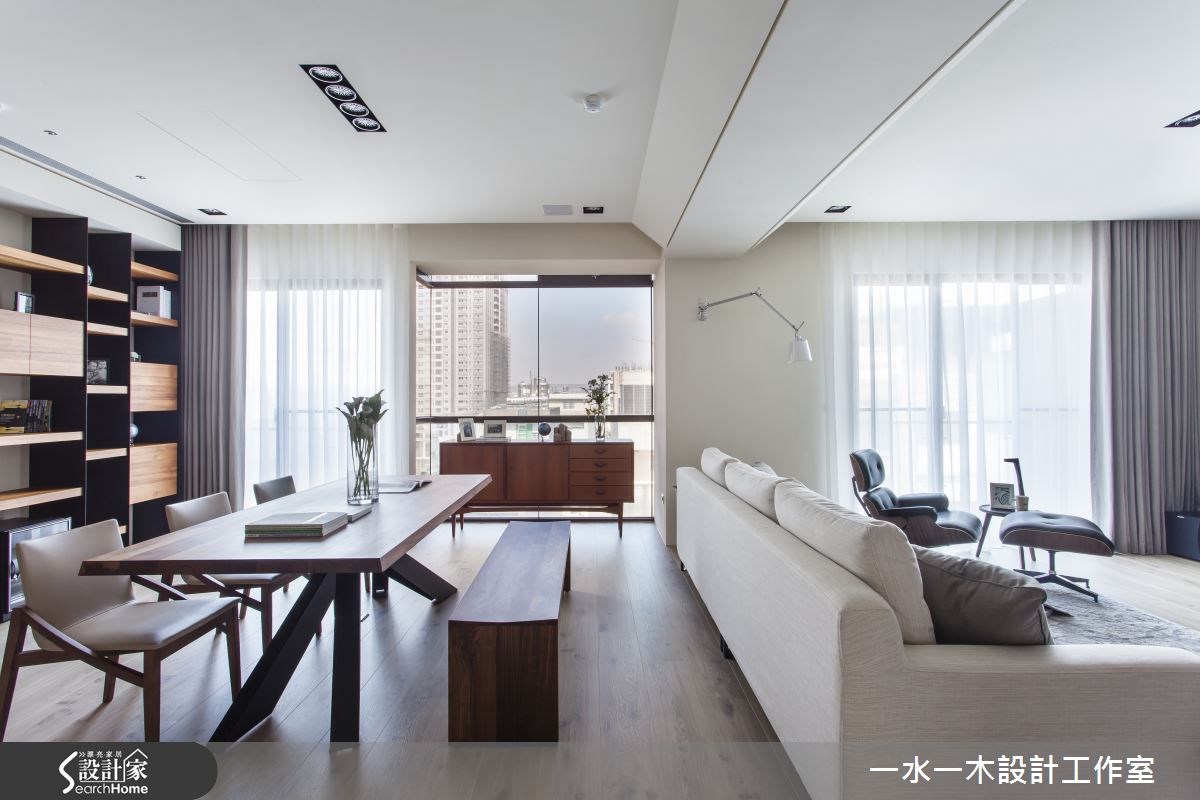 新成屋(5年以下)＿奢華風客廳書房案例圖片＿一水一木設計工作室＿一水一木_08之8