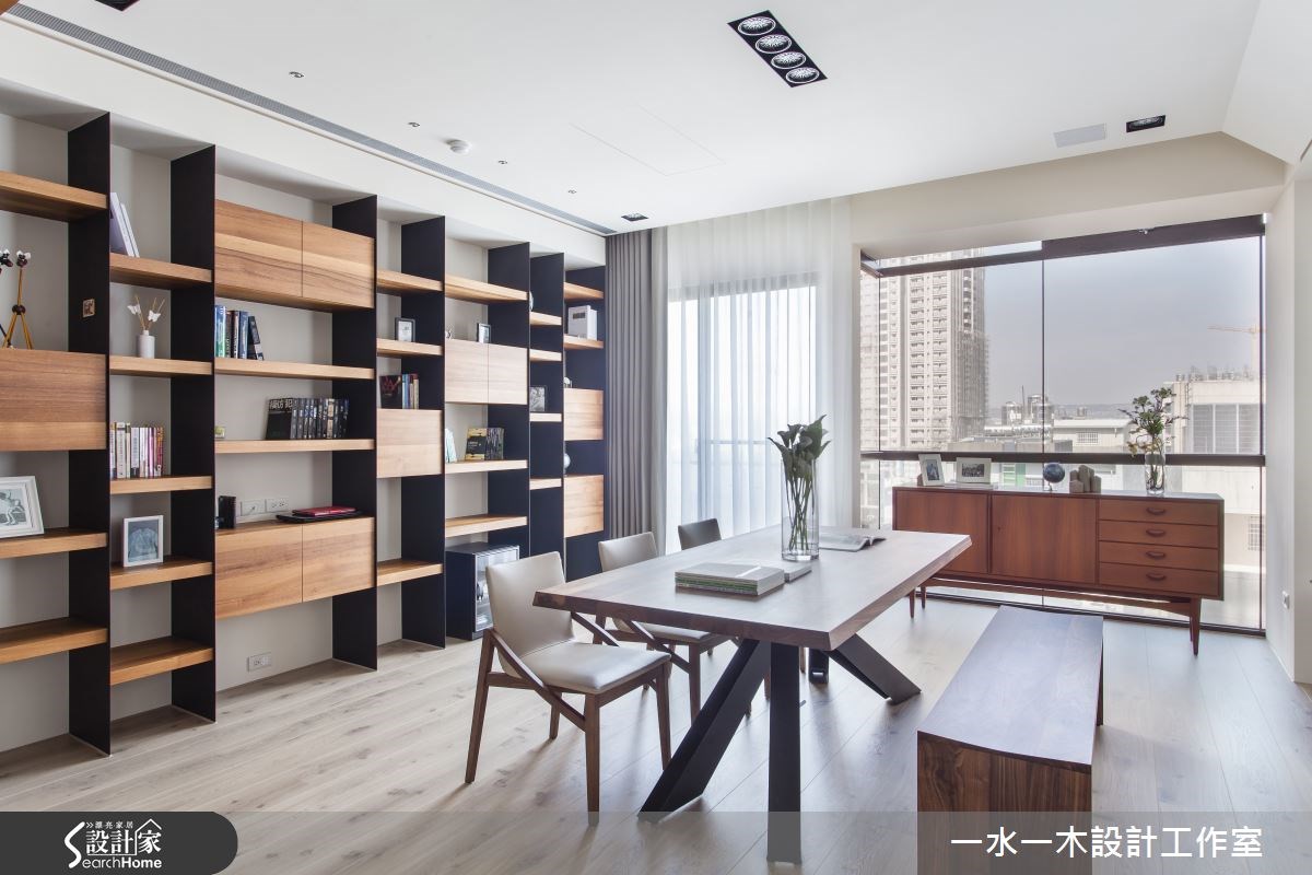 新成屋(5年以下)＿奢華風書房案例圖片＿一水一木設計工作室＿一水一木_08之9