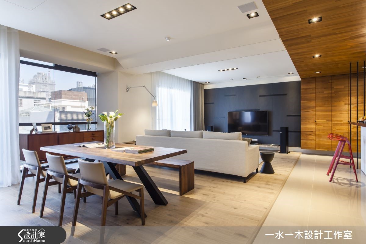 新成屋(5年以下)＿奢華風客廳書房案例圖片＿一水一木設計工作室＿一水一木_08之11