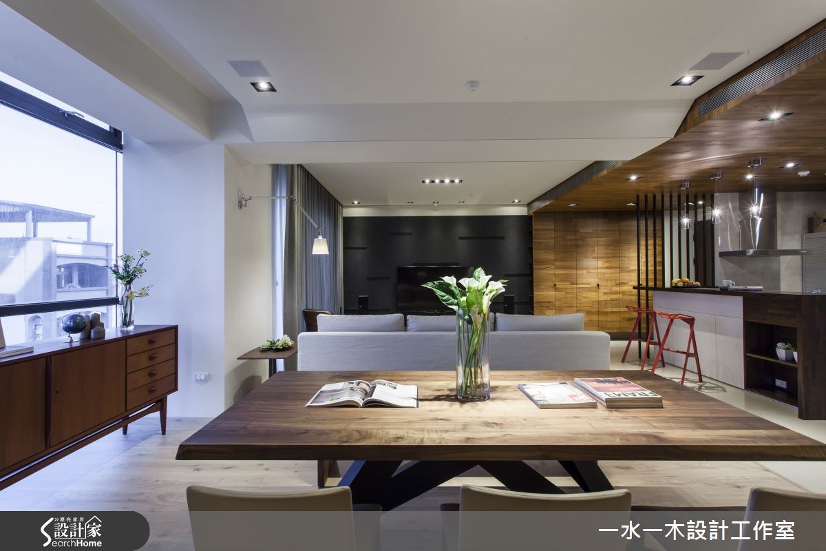 新成屋(5年以下)＿奢華風吧檯書房案例圖片＿一水一木設計工作室＿一水一木_08之16