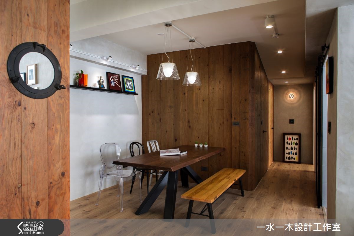30坪老屋(16~30年)＿工業風餐廳走廊案例圖片＿一水一木設計工作室＿一水一木_10之9
