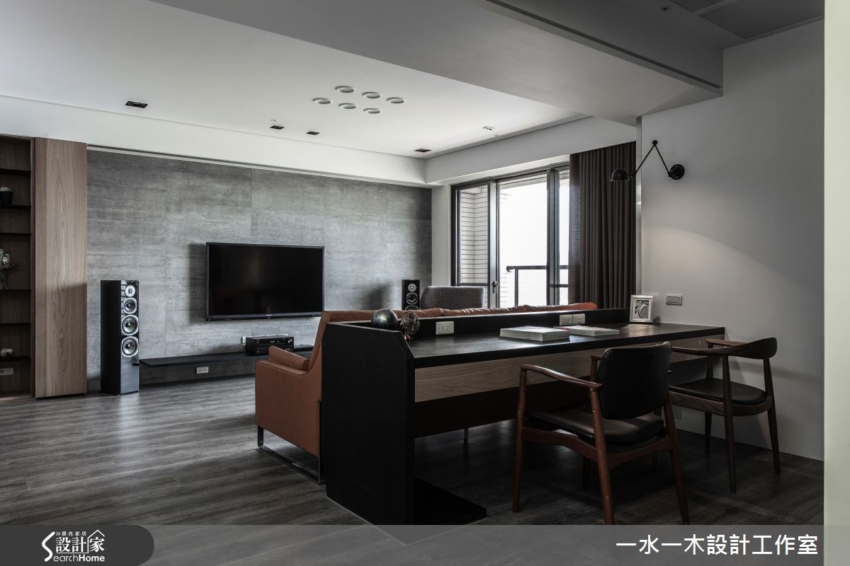 28坪新成屋(5年以下)＿工業風客廳案例圖片＿一水一木設計工作室＿一水一木_11之10