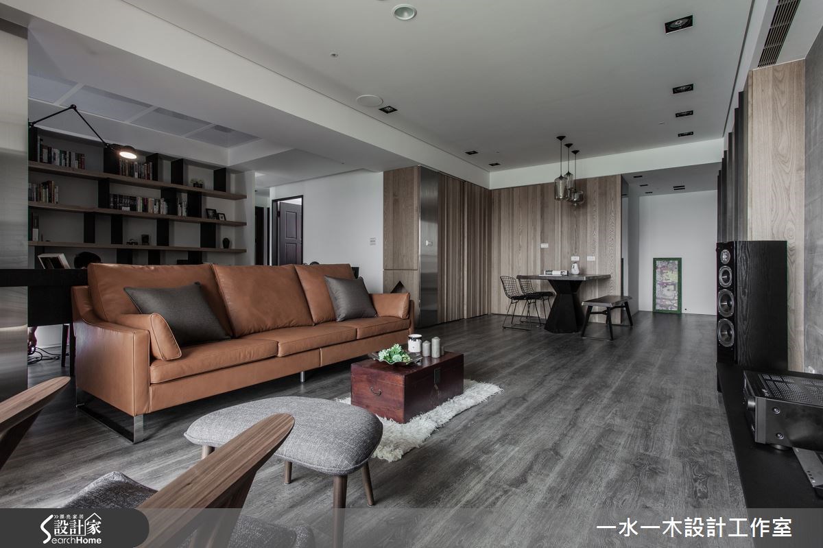 28坪新成屋(5年以下)＿工業風客廳案例圖片＿一水一木設計工作室＿一水一木_11之14