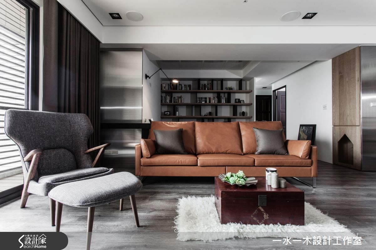 28坪新成屋(5年以下)＿工業風客廳案例圖片＿一水一木設計工作室＿一水一木_11之15