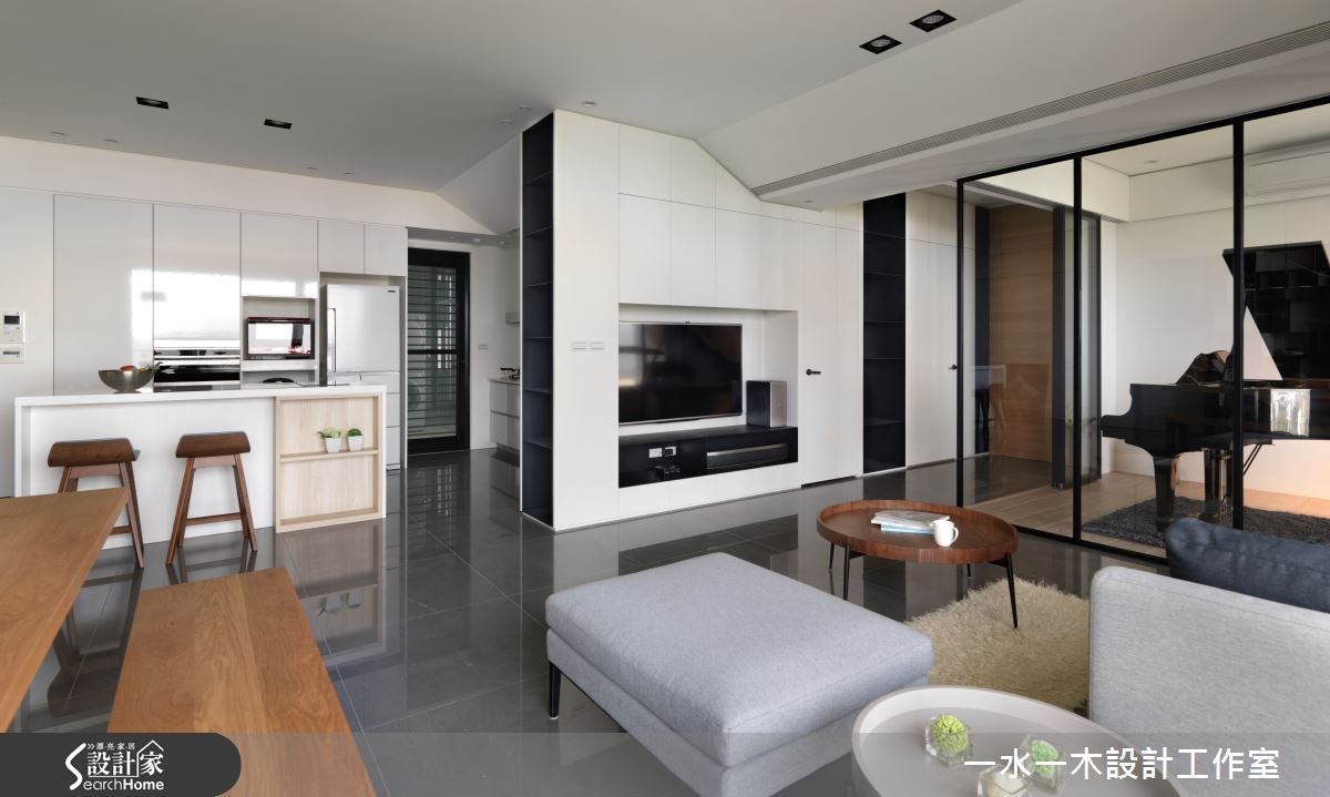 33坪新成屋(5年以下)＿北歐風客廳吧檯案例圖片＿一水一木設計工作室＿一水一木_14之6