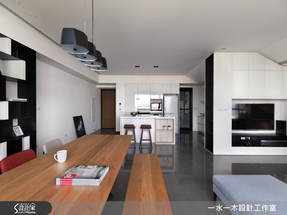 33坪新成屋(5年以下)＿北歐風餐廳吧檯案例圖片＿一水一木設計工作室＿一水一木_14之7
