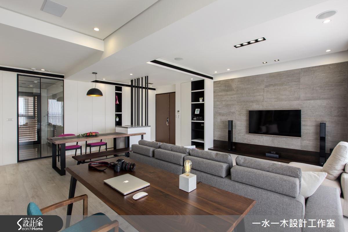 26坪新成屋(5年以下)＿現代風客廳餐廳書房案例圖片＿一水一木設計工作室＿一水一木_17之7