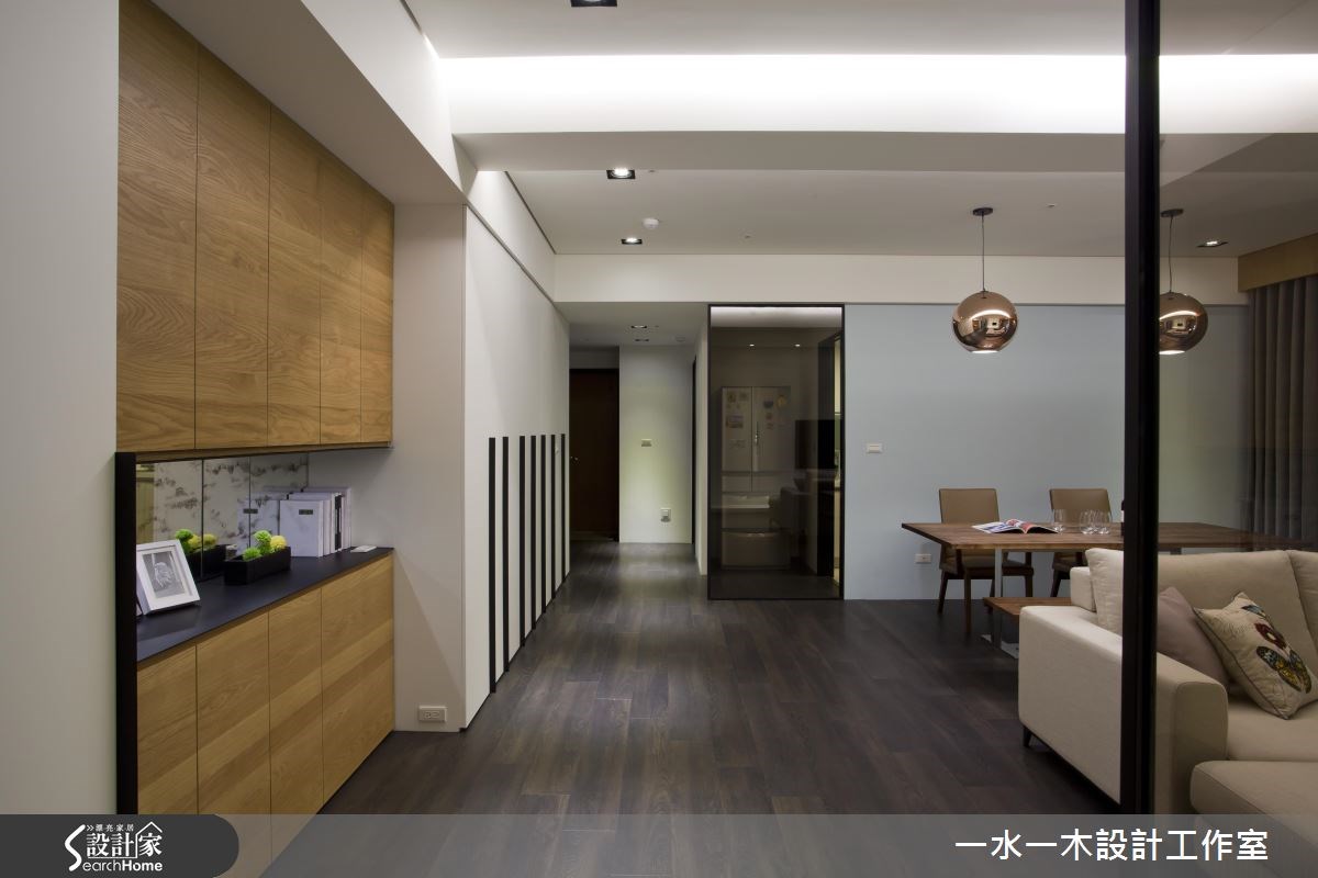 36坪新成屋(5年以下)＿奢華風玄關走廊案例圖片＿一水一木設計工作室＿一水一木_19之3
