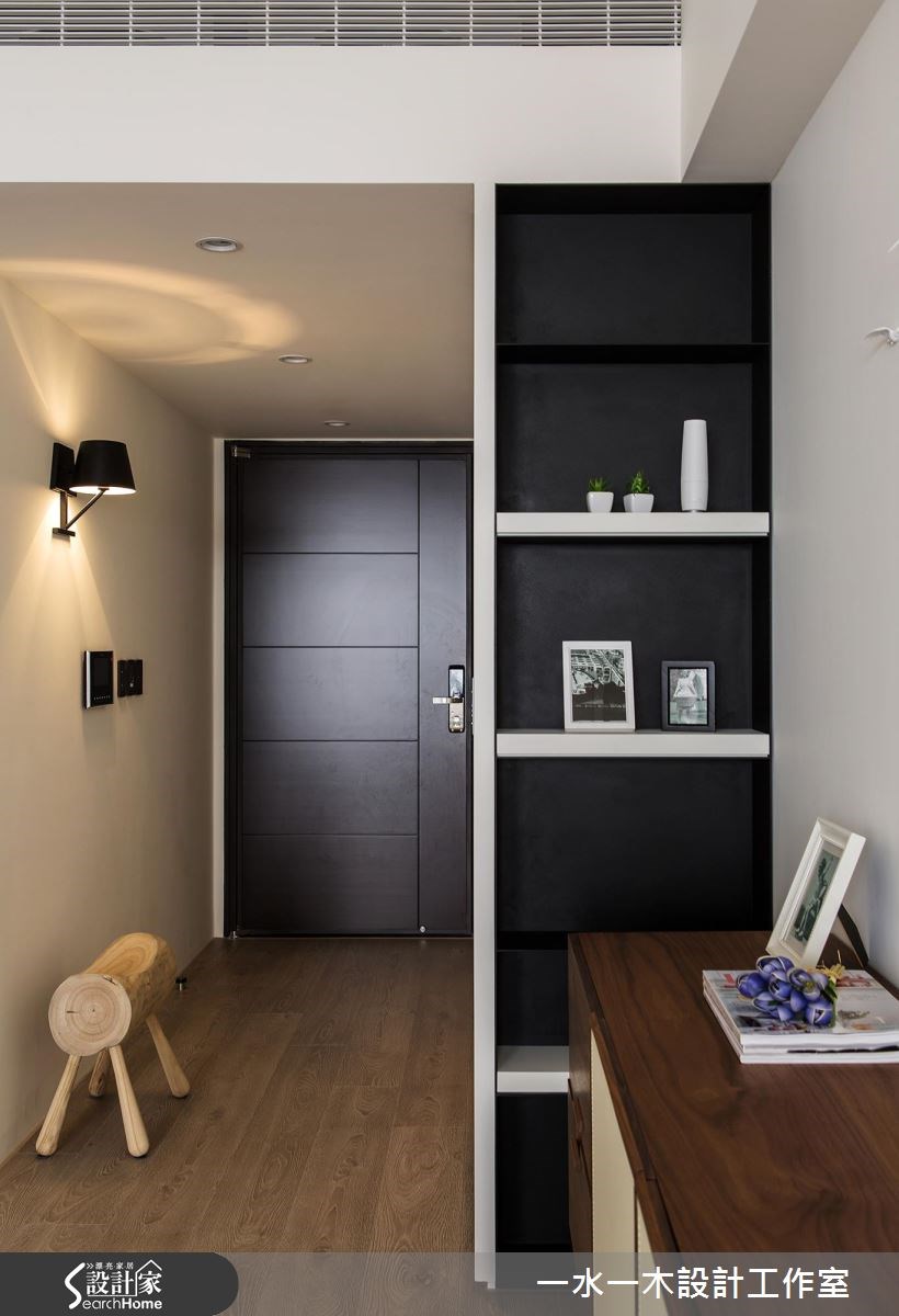 27坪新成屋(5年以下)＿簡約風玄關案例圖片＿一水一木設計工作室＿一水一木_22之1
