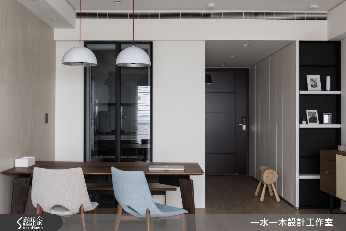 27坪新成屋(5年以下)＿簡約風玄關餐廳案例圖片＿一水一木設計工作室＿一水一木_22之8