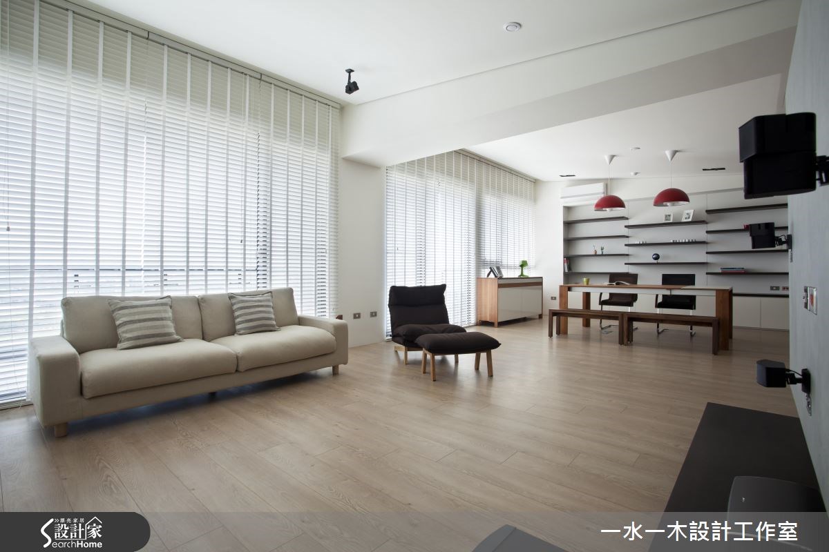 38坪新成屋(5年以下)＿北歐風客廳餐廳書房案例圖片＿一水一木設計工作室＿一水一木_23之3