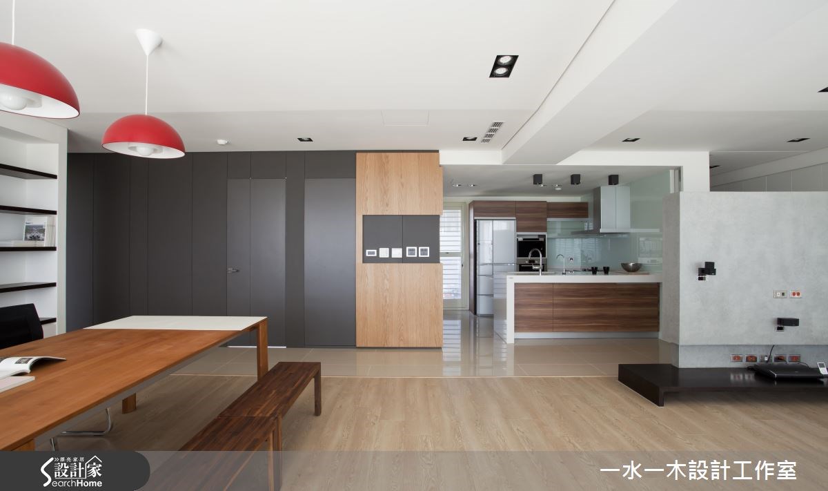 38坪新成屋(5年以下)＿北歐風餐廳廚房書房案例圖片＿一水一木設計工作室＿一水一木_23之4