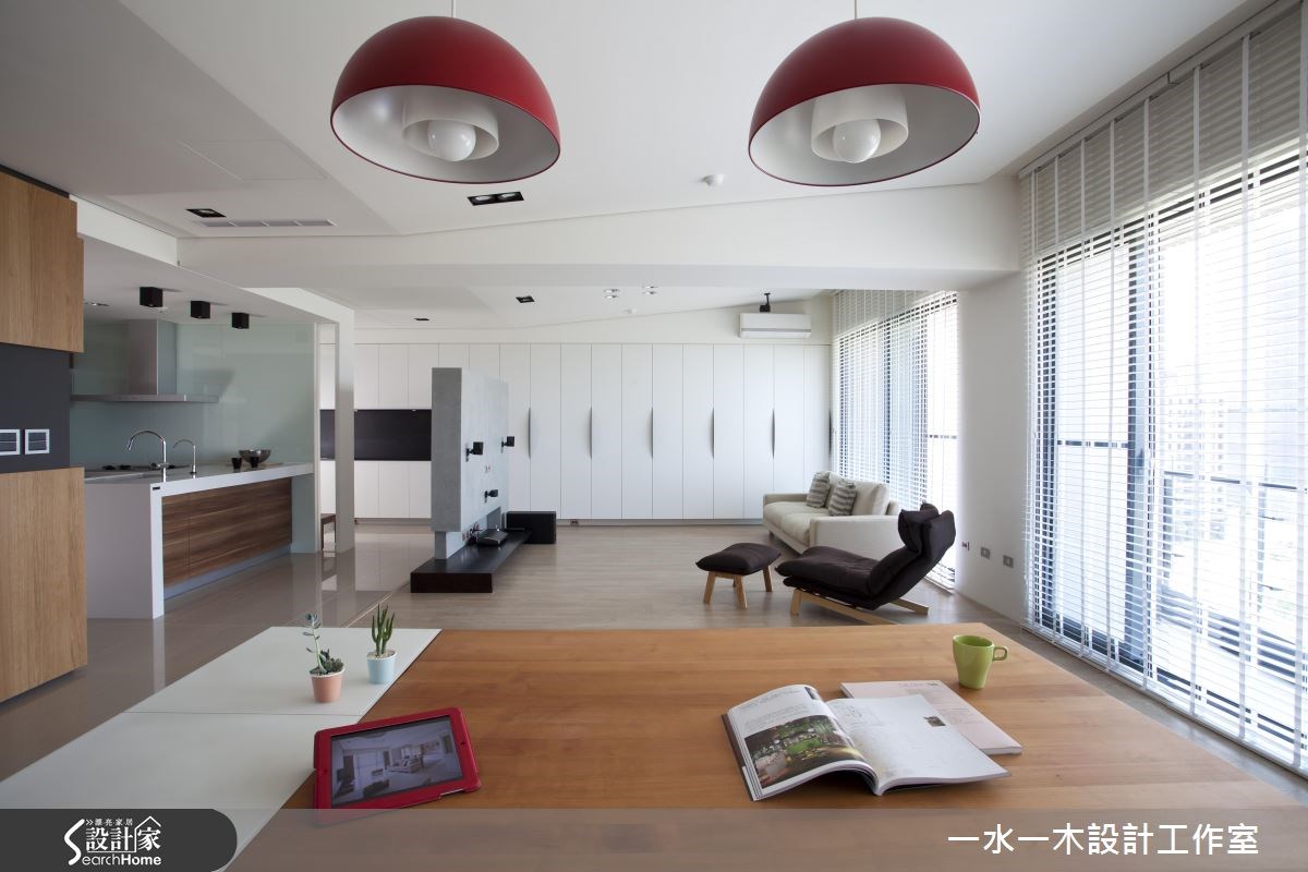 38坪新成屋(5年以下)＿北歐風客廳廚房案例圖片＿一水一木設計工作室＿一水一木_23之6