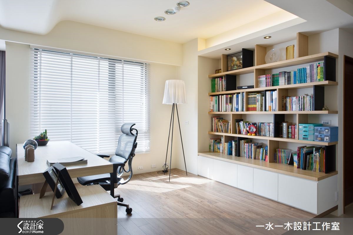 34坪新成屋(5年以下)＿北歐風書房案例圖片＿一水一木設計工作室＿一水一木_24之9