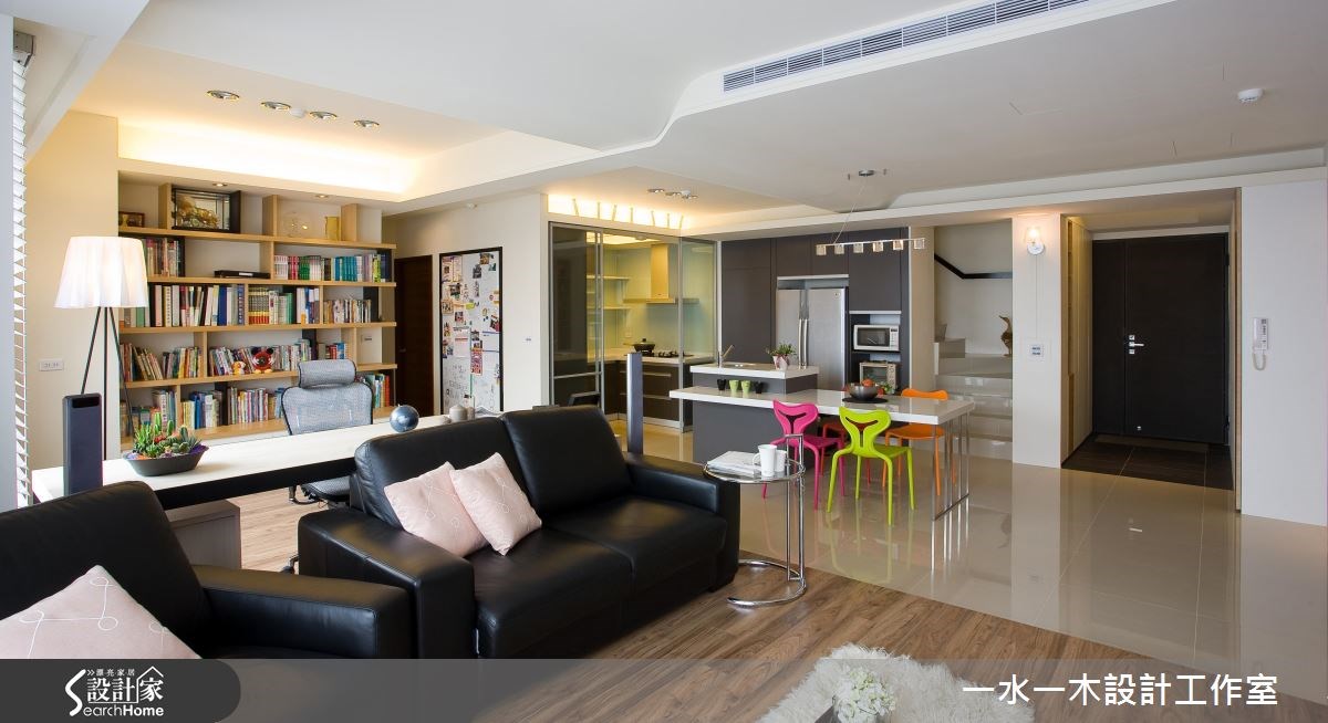 34坪新成屋(5年以下)＿北歐風玄關客廳餐廳書房案例圖片＿一水一木設計工作室＿一水一木_24之10
