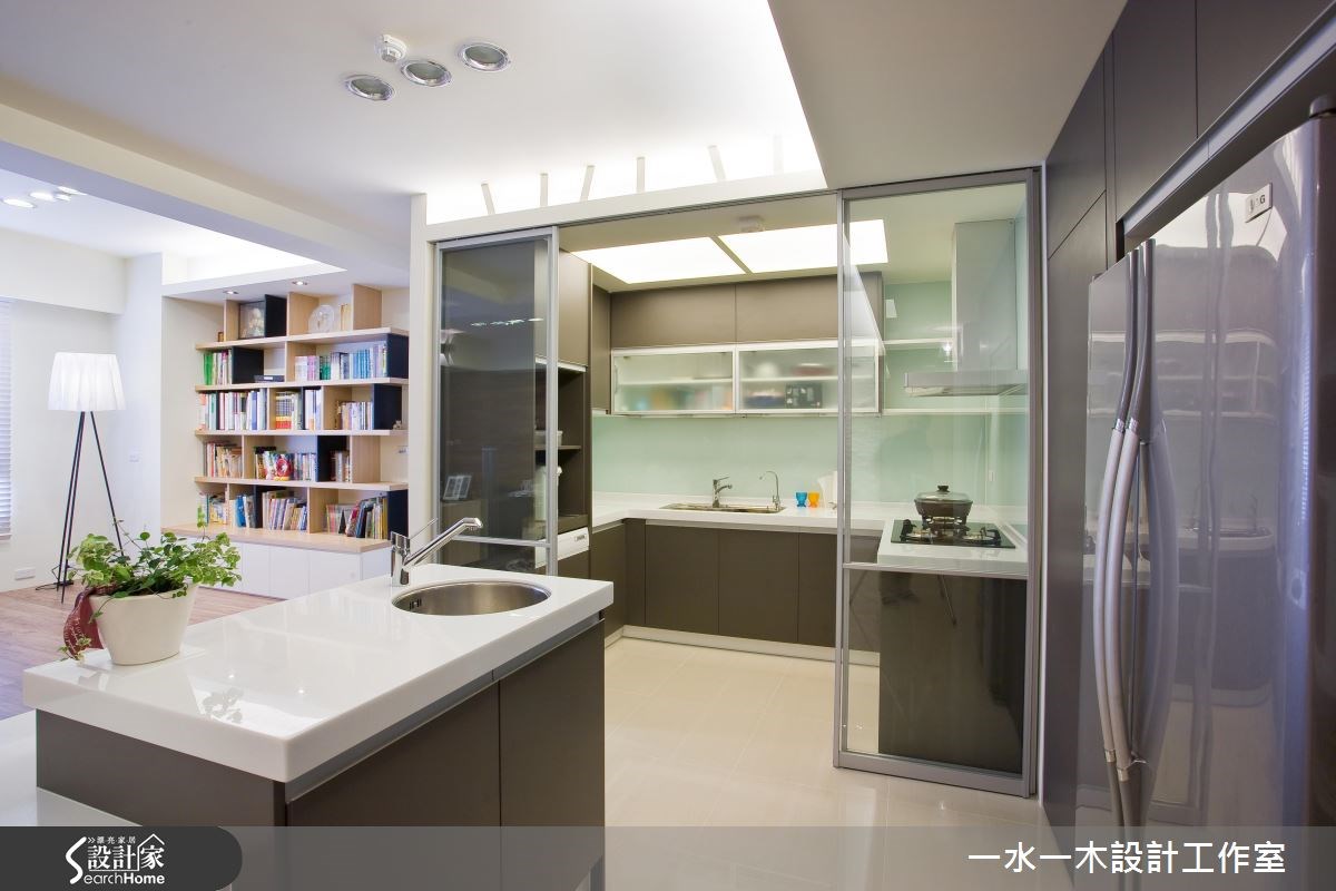 34坪新成屋(5年以下)＿北歐風廚房書房案例圖片＿一水一木設計工作室＿一水一木_24之11