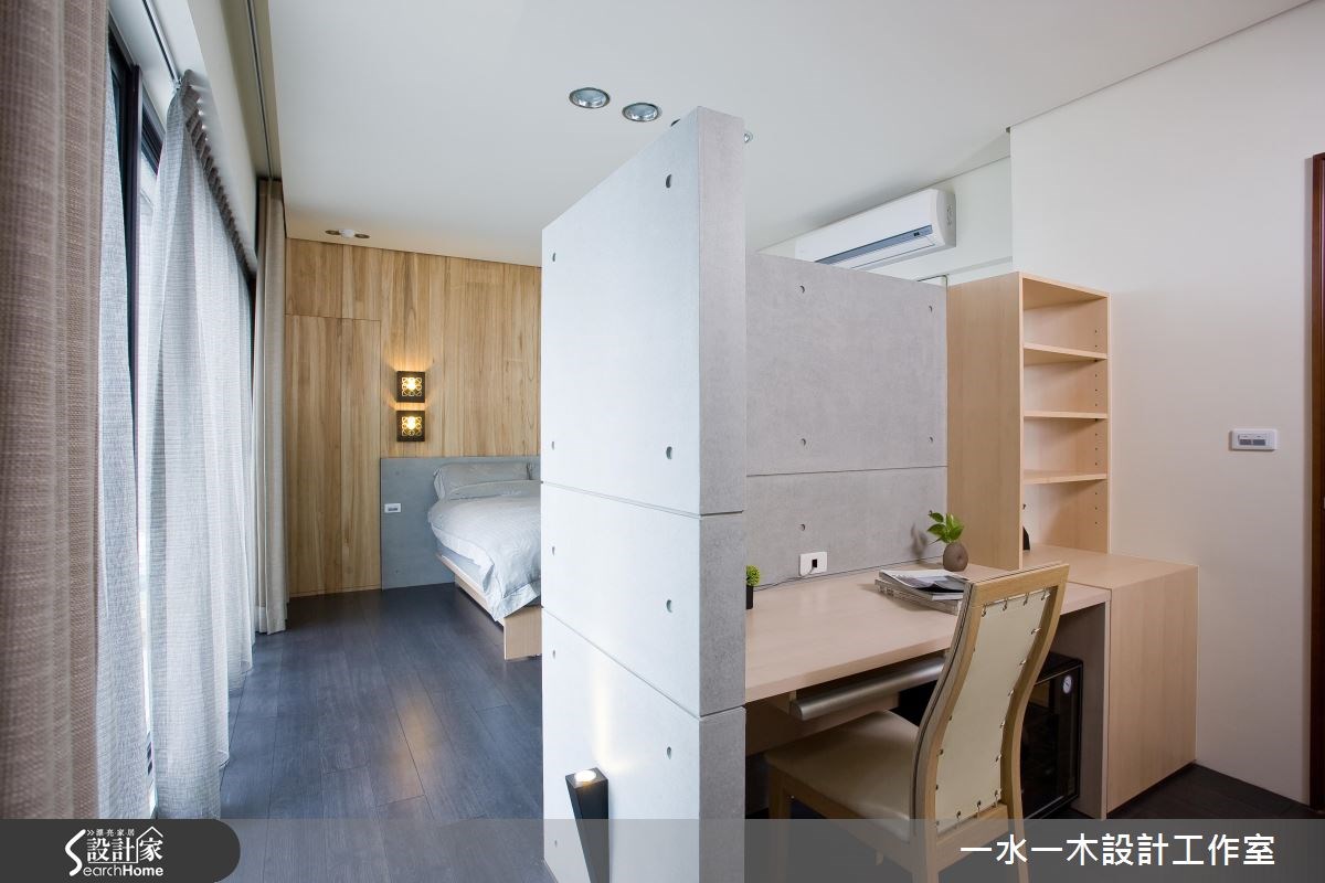 34坪新成屋(5年以下)＿北歐風臥室書房案例圖片＿一水一木設計工作室＿一水一木_24之16