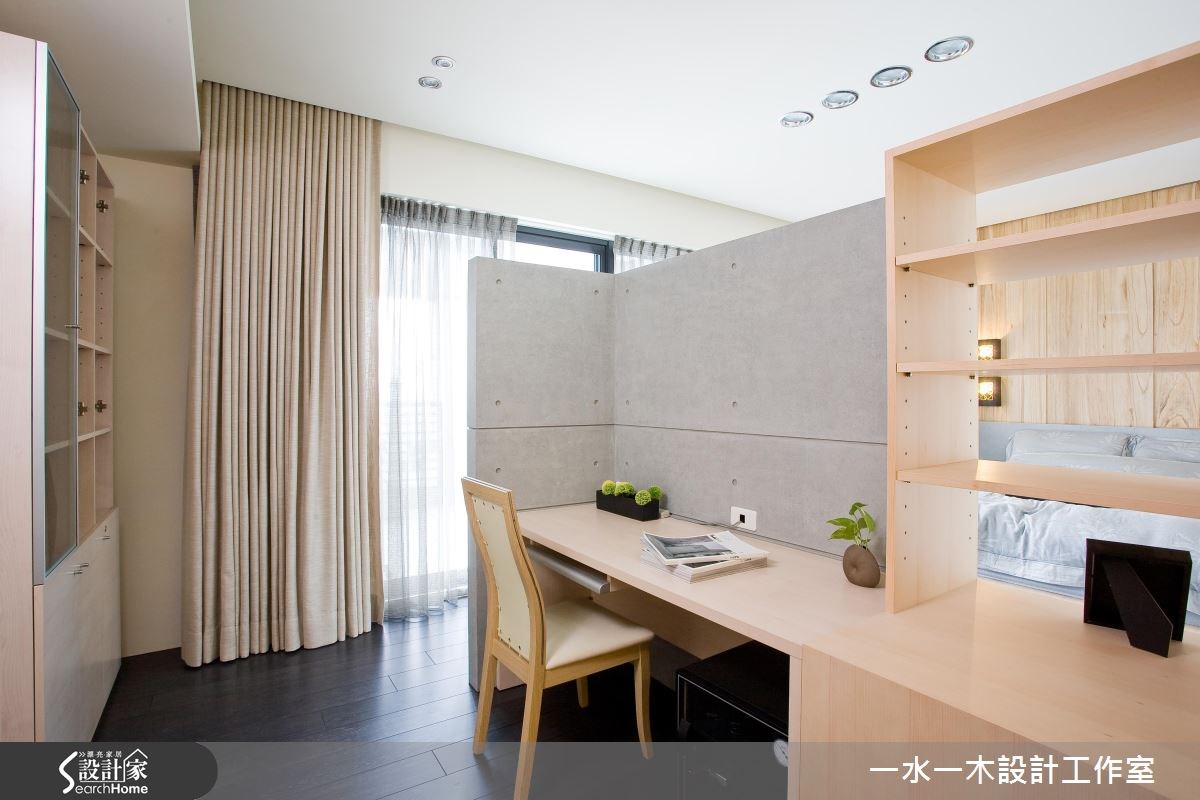 34坪新成屋(5年以下)＿北歐風書房案例圖片＿一水一木設計工作室＿一水一木_24之17
