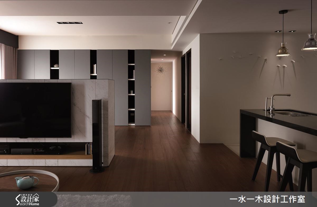 新成屋(5年以下)＿休閒風客廳廚房走廊案例圖片＿一水一木設計工作室＿一水一木_26之6