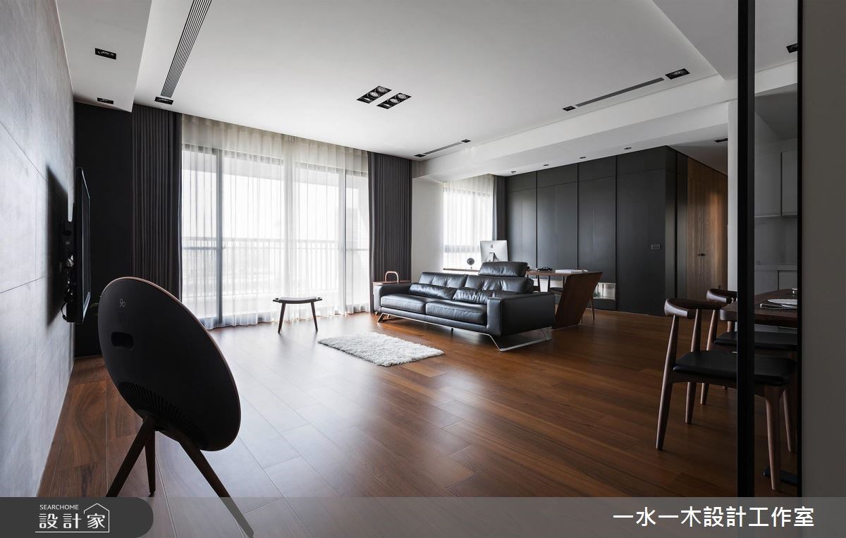 38坪新成屋(5年以下)＿奢華風客廳案例圖片＿一水一木設計工作室＿一水一木_28之1