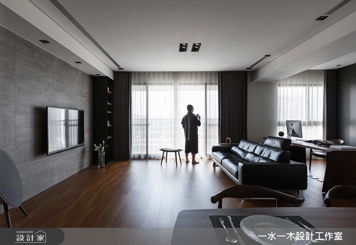 38坪新成屋(5年以下)＿奢華風客廳案例圖片＿一水一木設計工作室＿一水一木_28之2
