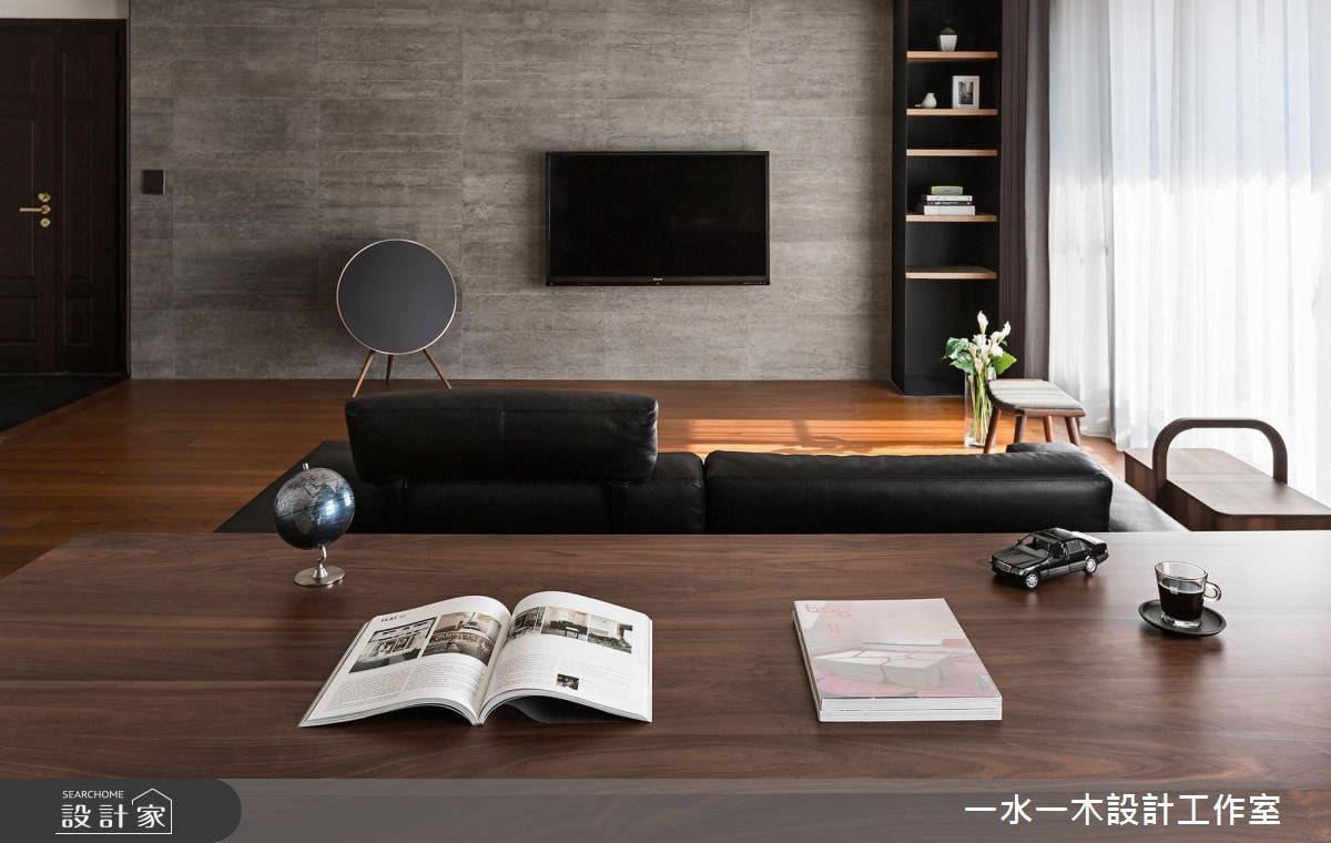 38坪新成屋(5年以下)＿奢華風客廳書房案例圖片＿一水一木設計工作室＿一水一木_28之12
