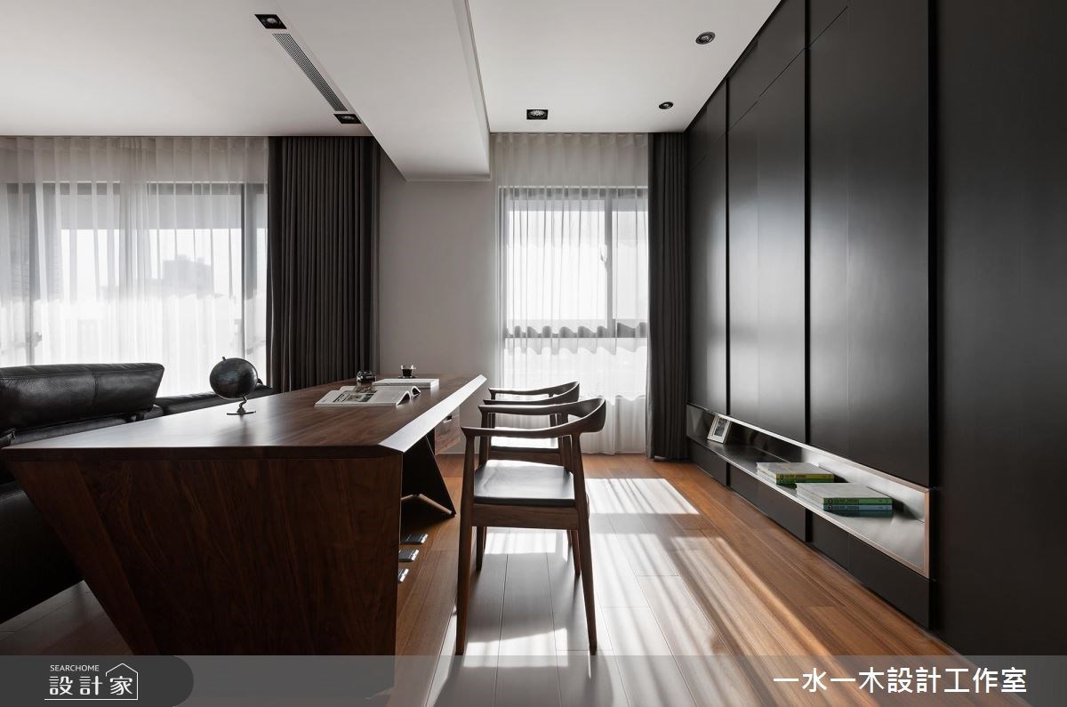 38坪新成屋(5年以下)＿奢華風書房案例圖片＿一水一木設計工作室＿一水一木_28之15