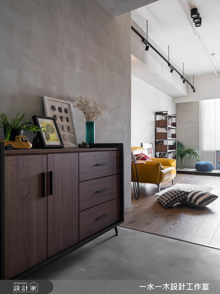 19坪新成屋(5年以下)＿工業風玄關案例圖片＿一水一木設計工作室＿一水一木_30之1