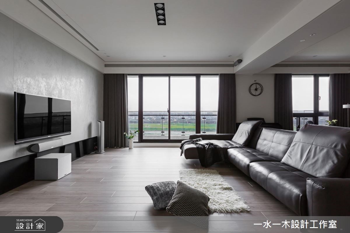 48坪新成屋(5年以下)＿混搭風客廳案例圖片＿一水一木設計工作室＿一水一木_32之5