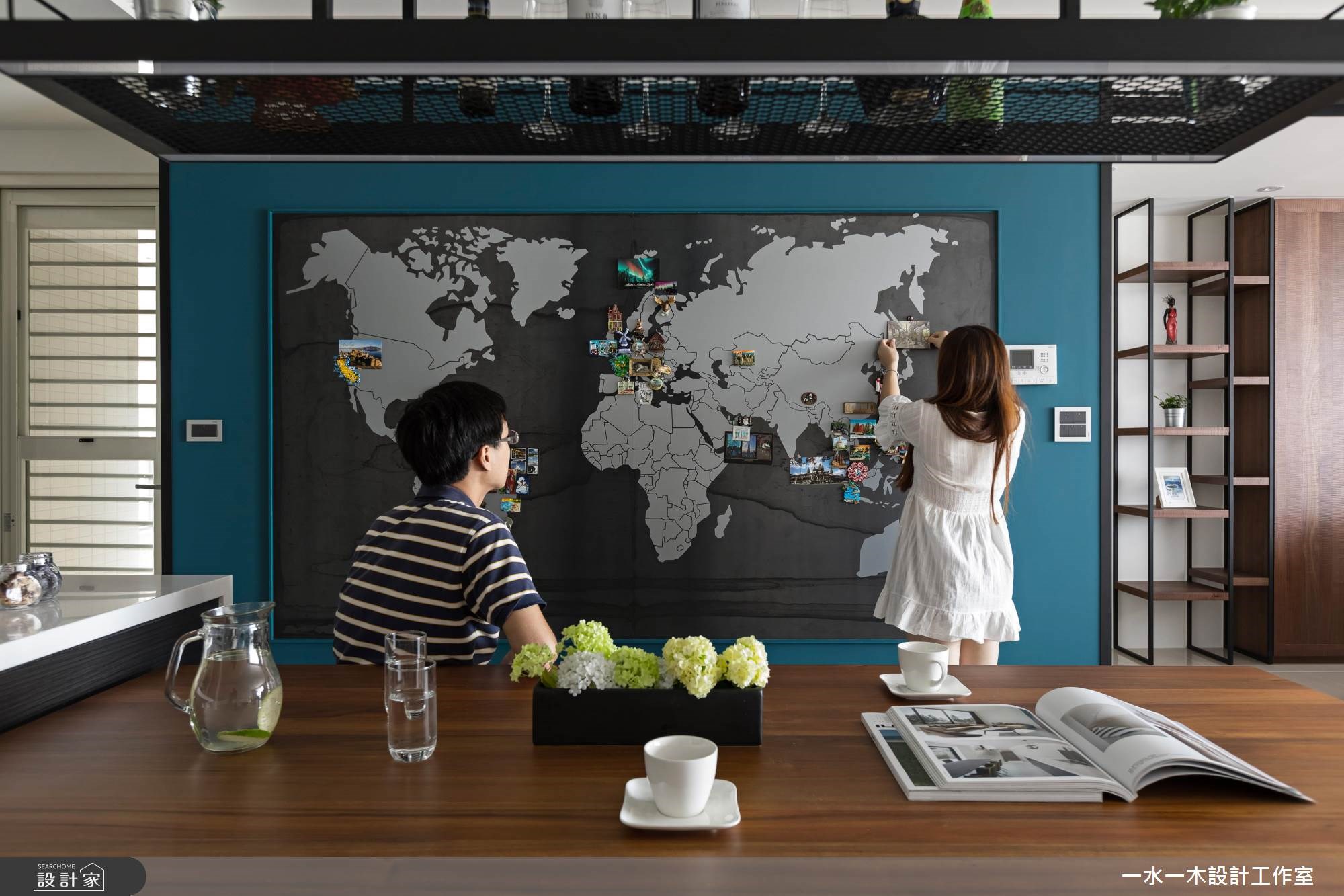 37坪新成屋(5年以下)＿混搭風餐廳中島案例圖片＿一水一木設計工作室＿一水一木_33之8