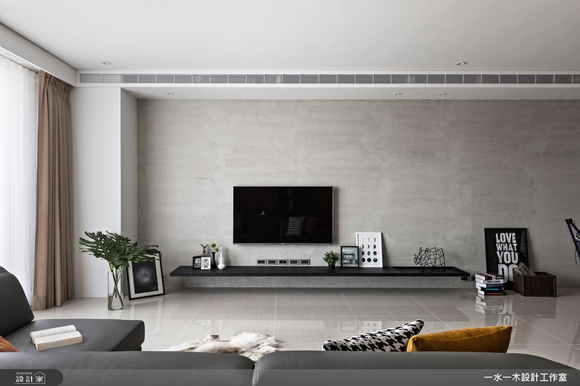 37坪新成屋(5年以下)＿混搭風客廳案例圖片＿一水一木設計工作室＿一水一木_33之15