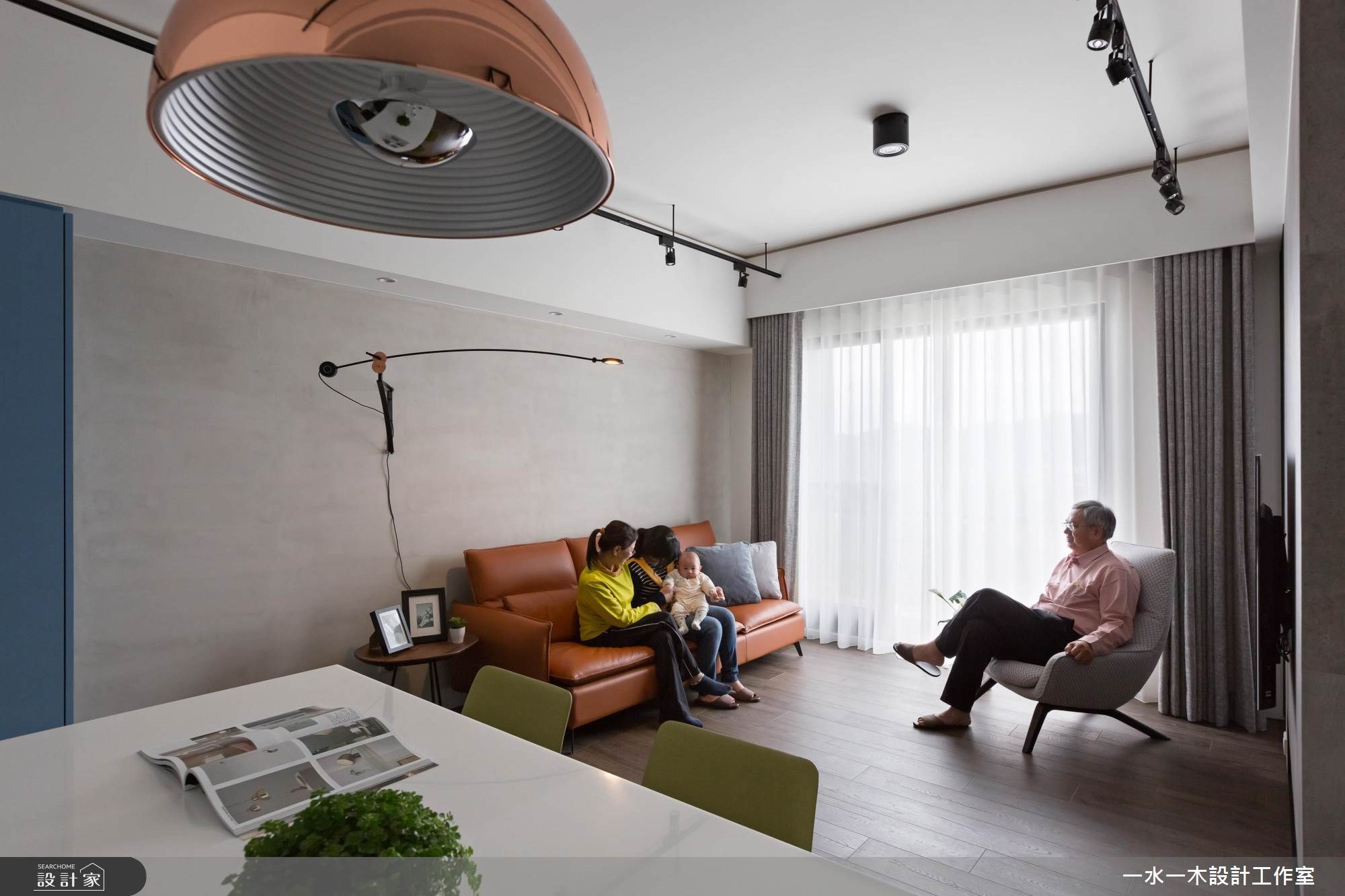 23坪新成屋(5年以下)＿工業風客廳案例圖片＿一水一木設計工作室＿一水一木_34之9