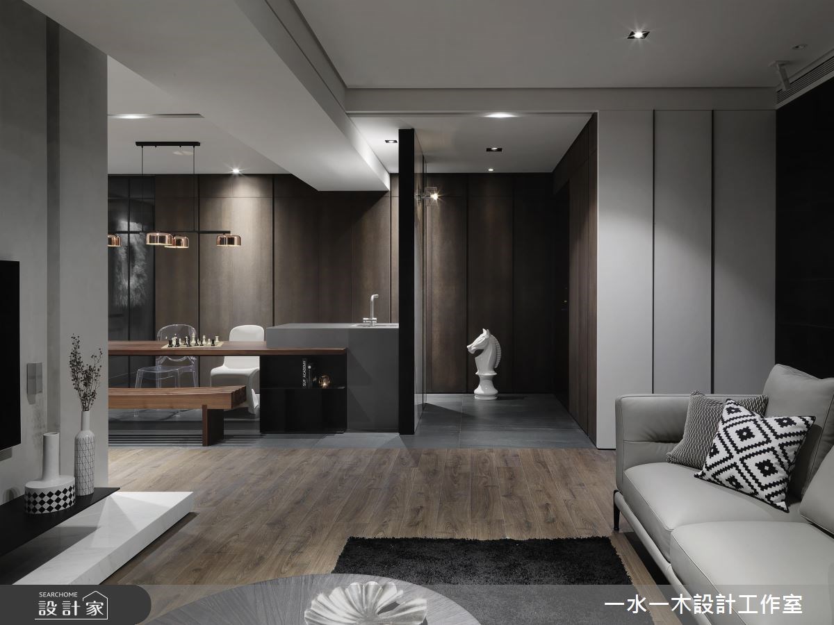 39坪新成屋(5年以下)＿現代風客廳案例圖片＿一水一木設計工作室＿一水一木_37之2