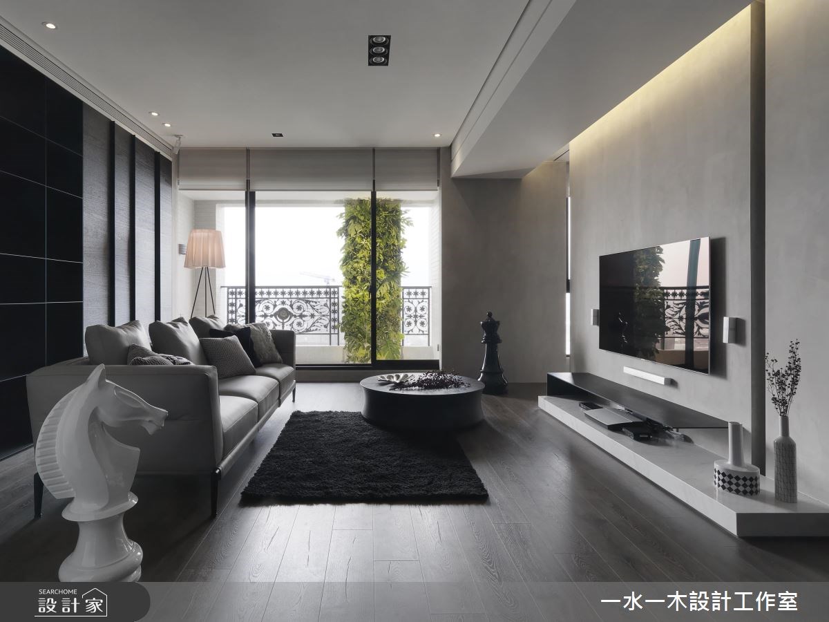 39坪新成屋(5年以下)＿現代風客廳案例圖片＿一水一木設計工作室＿一水一木_37之7