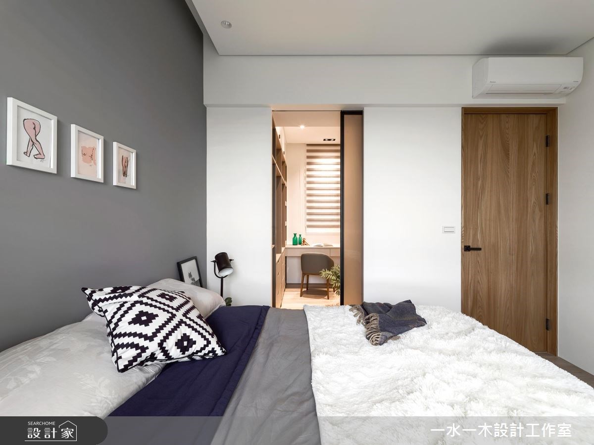 19坪新成屋(5年以下)＿現代風臥室案例圖片＿一水一木設計工作室＿一水一木_38之17