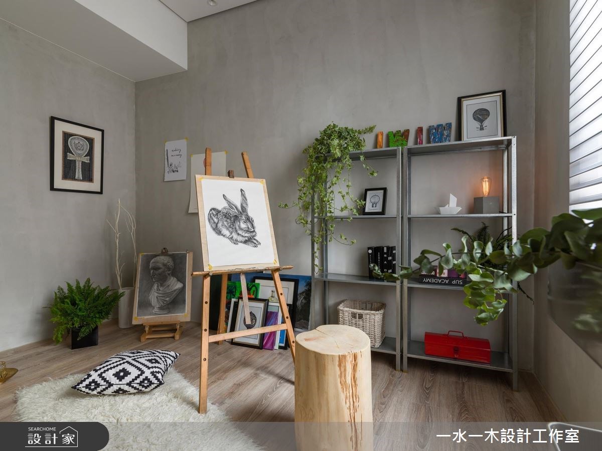 19坪新成屋(5年以下)＿混搭風工作區案例圖片＿一水一木設計工作室＿一水一木_40之24