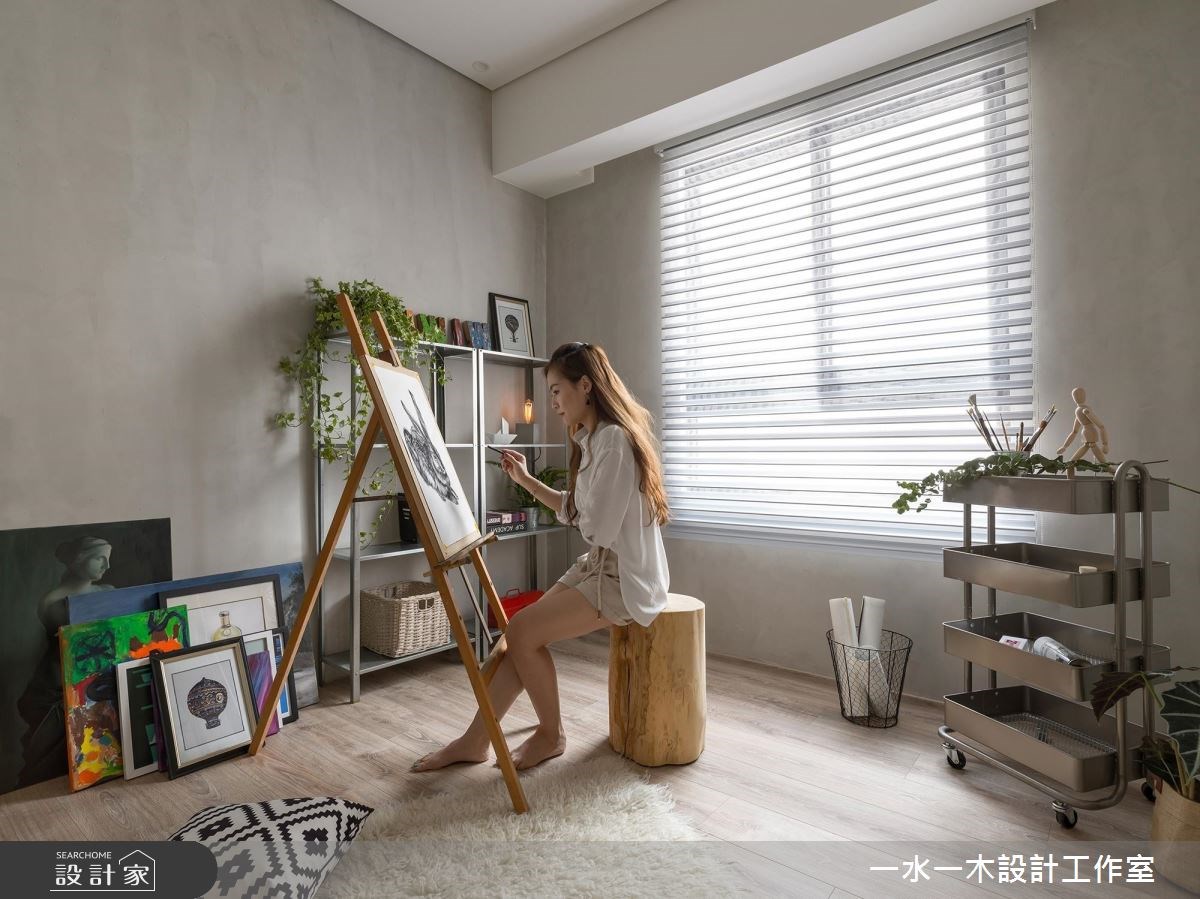19坪新成屋(5年以下)＿混搭風工作區案例圖片＿一水一木設計工作室＿一水一木_40之25