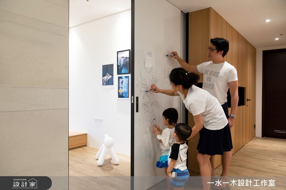 38坪新成屋(5年以下)＿現代風走廊案例圖片＿一水一木設計工作室＿一水一木_43之22
