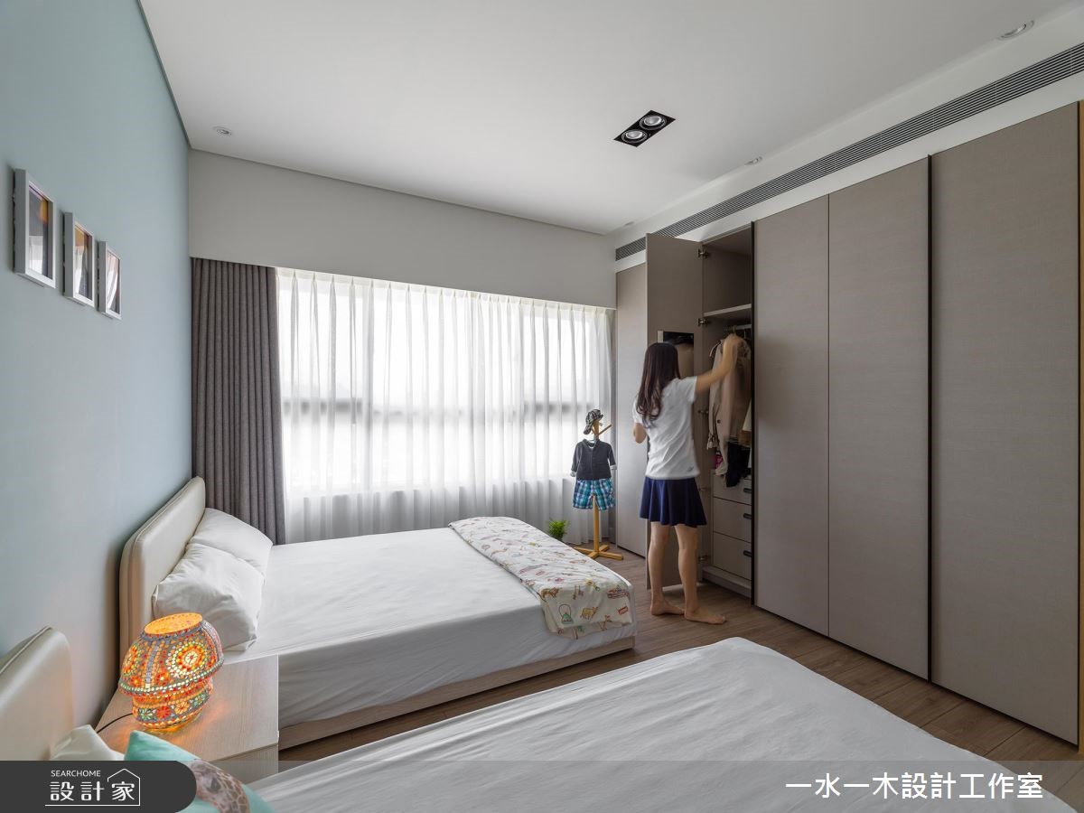 38坪新成屋(5年以下)＿現代風臥室案例圖片＿一水一木設計工作室＿一水一木_43之27