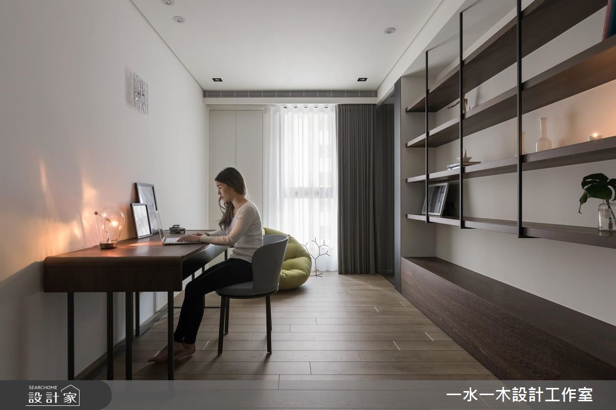 39坪新成屋(5年以下)＿現代風書房案例圖片＿一水一木設計工作室＿一水一木_46之15